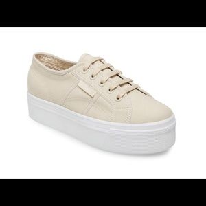 Superga Cafe Noir Platform Sneakers